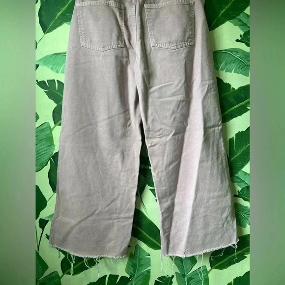 ASOS Berksha Women’s Lilac Purple Wide Leg Crop High Rise Jeans 8 - Picture 10 of 10